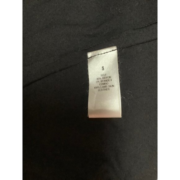 Yigal Azrouel Leather Bib Cut Out CUT25 Top - Picture 9 of 9